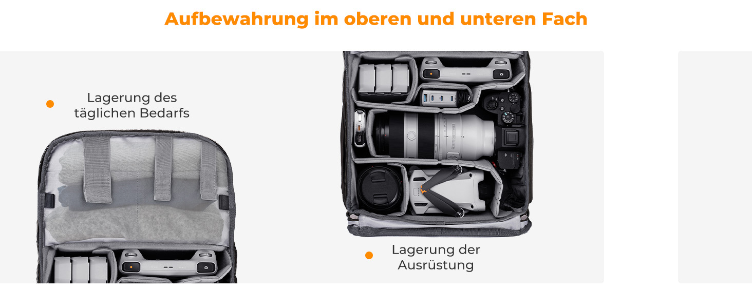 Рюкзак для камери K&F CONCEPT 20L з відділенням для ноутбука 15.6