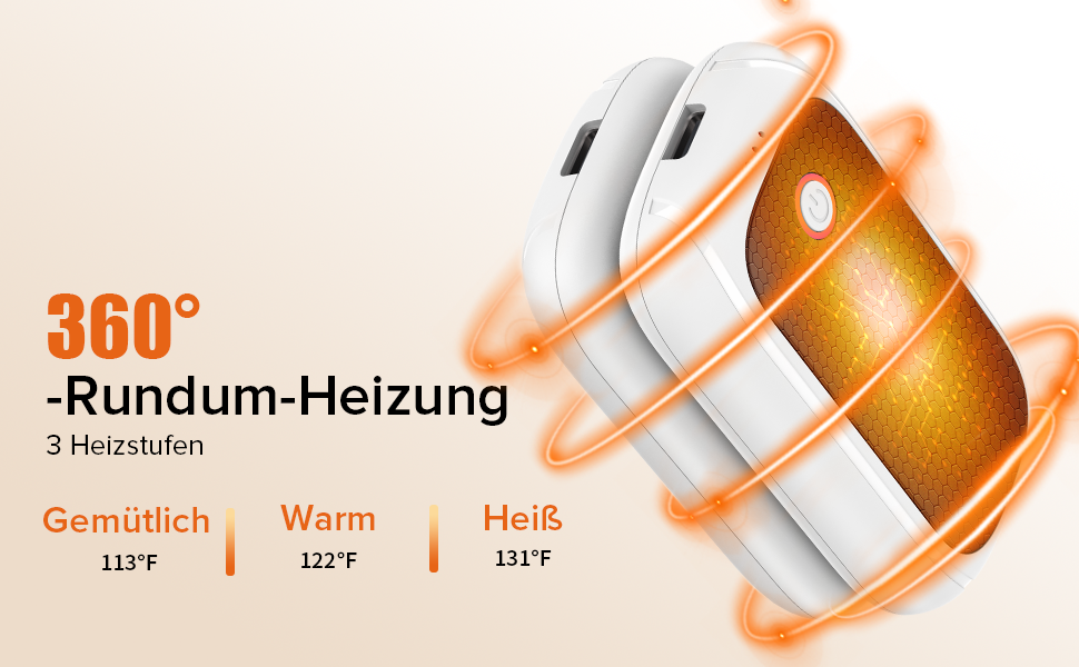 Електричні грілки для рук 2 шт. з магнітною застібкою, 12 годин максимального нагріву, чорний та білий колір, подарунок для жінок та чоловіків