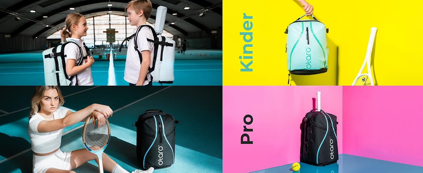 Otaro 82L Premium Tennis Bag | Badminton, Padel & Squash Racket Bag | Unisex Tennis Backpack for Men & Women, Coaches - Green