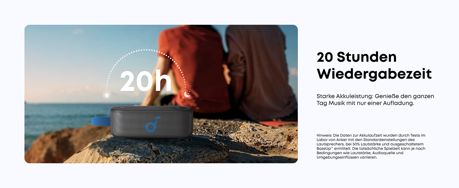 Soundcore Select 3: Портативна Bluetooth колонка з потужним звуком, BassUp™ та IPX7 захистом