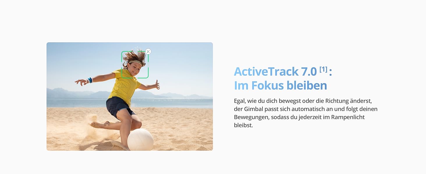 DJI Osmo Mobile 7 - Стабілізатор для смартфона з інтегрованим штативом, 3-осьовий, ActiveTrack 7.0, ShotGuides, 10 годин роботи