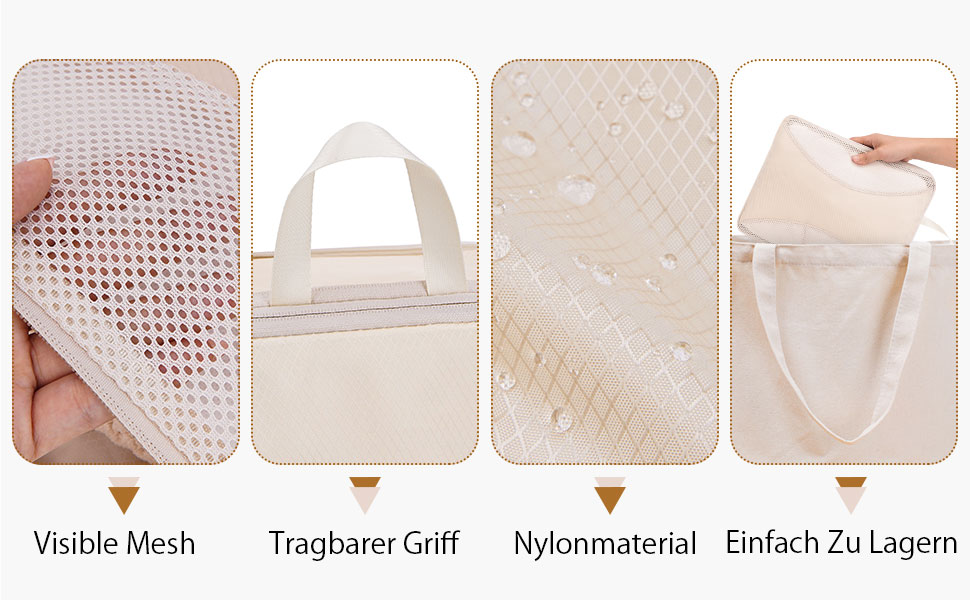 Органайзери для валізи Anjing Compression Cubes - 10 шт., компресійні кишені для подорожей, сірі