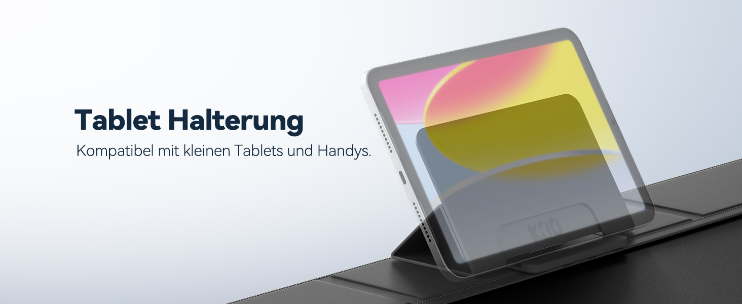 Килимок на стіл KDD 6-в-1 XXL для роботи та ігор, з органайзером, 80x35.5 см, чорний