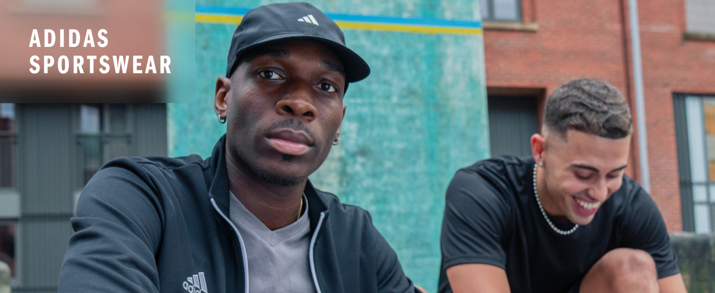 Чоловіча толстовка-худі Adidas Essential Three Stripes на блискавці, френч-террі, чорна/біла, розмір XL