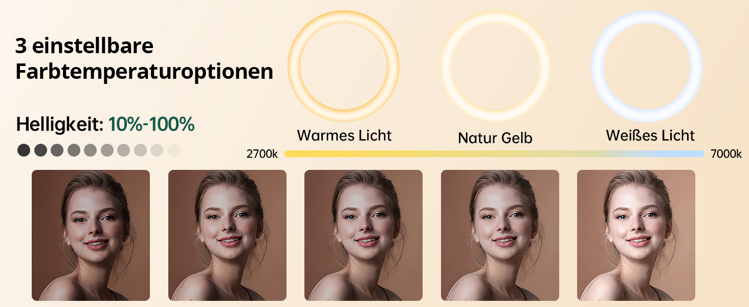 LED кільцева лампа Atumtek 12 дюймів з регульованою яскравістю, штатив 63 см, тримач для телефону та Bluetooth пульт, для стрімінгу, TikTok, Zoom, Vlogging, YouTube