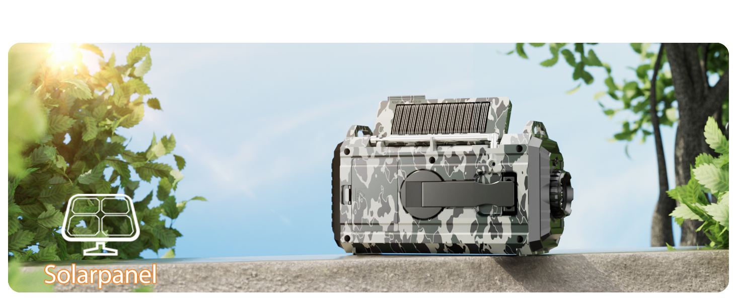 Радіоприймач AM/FM/SW для будівельних майданчиків, радіо з ручним приводом та світовим приймачем, радіо для надзвичайних ситуацій з роз'ємом Type C, Powerbank/SOS-сигнал/ліхтарик/лампа для читання/IPX4, портативне радіо для активного відпочинку, піших прогулянок, кемпінгу та будівництва (FM радіо, сірий камуфляж)