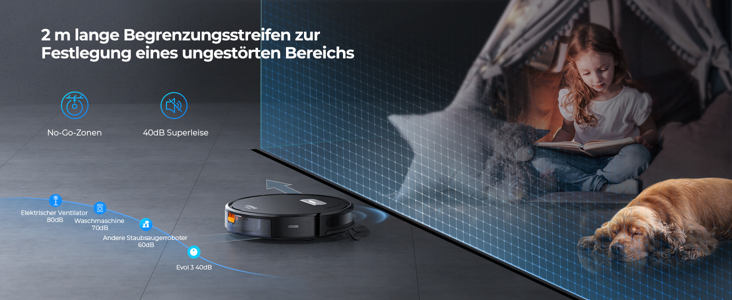 Робот-пилосос Laresar з функцією миття, 4500Pa, 3-в-1, сумісний з Alexa, 180 хв роботи, для шерсті тварин, килимів, твердих підлог