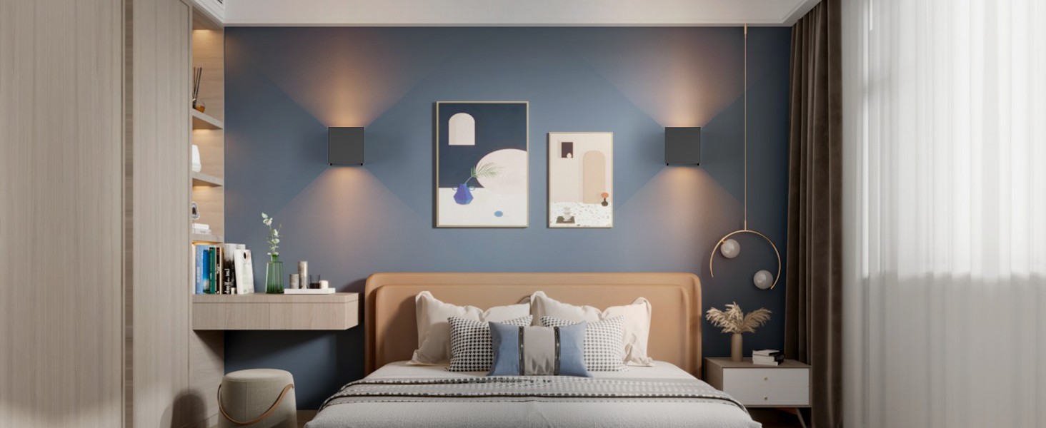 LED вуличне освітлення Klighten, 2 шт., 7W, регульований світловий потік, тепле біле світло, IP65, вологостійке, чорний колір