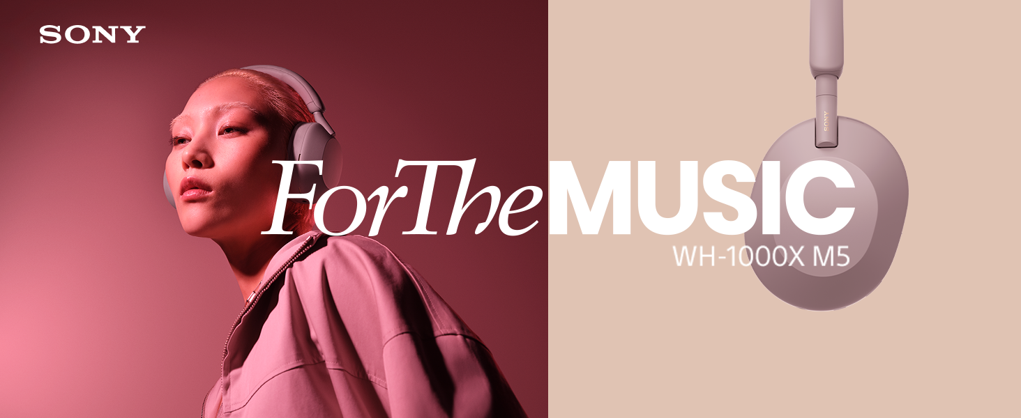 Навушники Sony WH-1000XM5 з шумозаглушенням, Bluetooth, чорні - преміум якість, Hi-Res Audio, до 30 год роботи, з кейсом