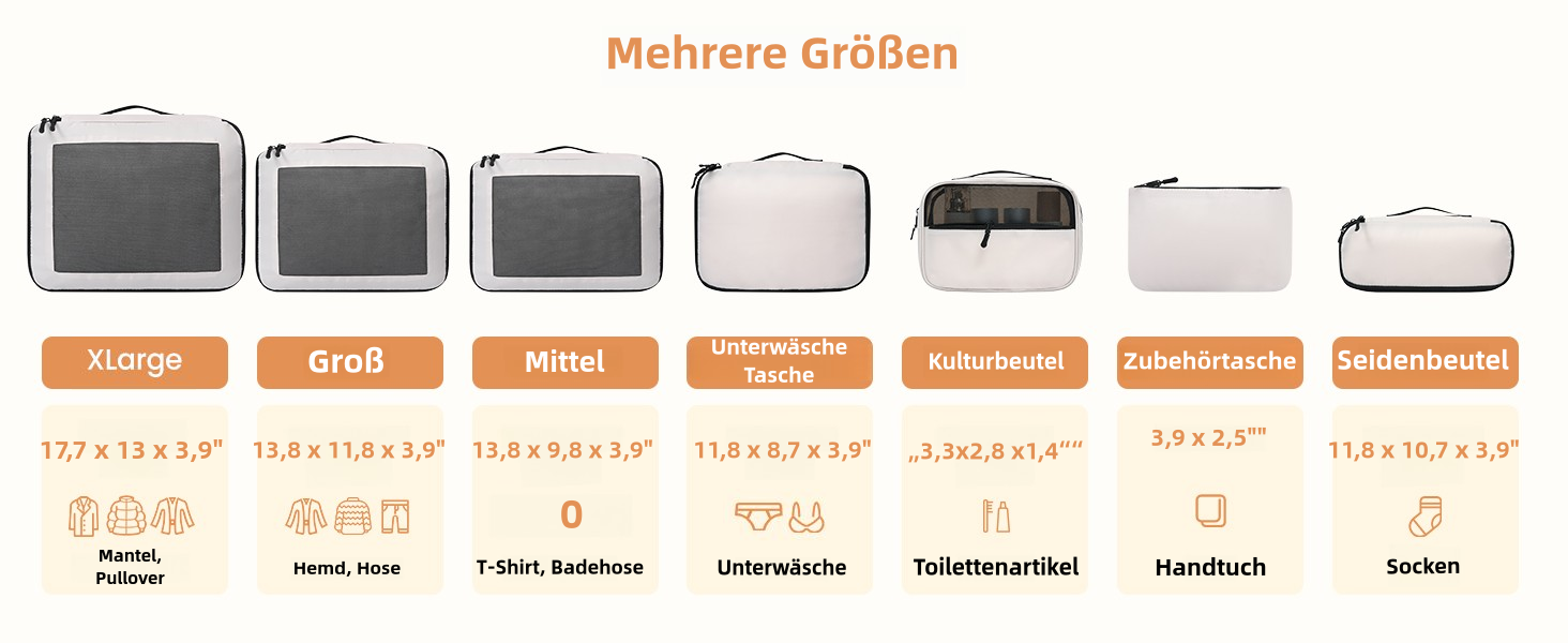 Органайзери для валізи Prezon, набір 10 шт., легкі, для подорожей, блакитно-зелені