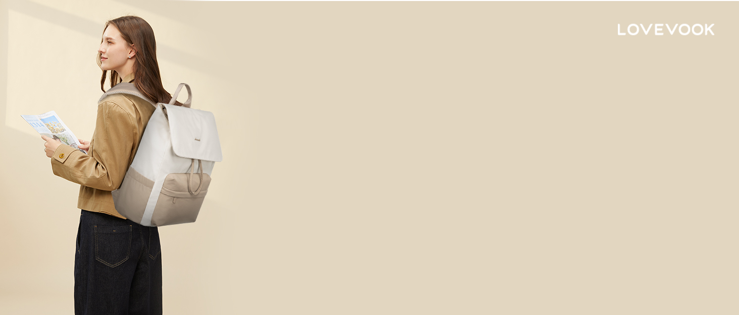 LOVEVOOK Рюкзак для жінок, 17.3 дюйми, рюкзак для школи, водонепроникний, для підлітків, легкий, з відділенням для ноутбука, для університету, школи, подорожей, роботи, чорний