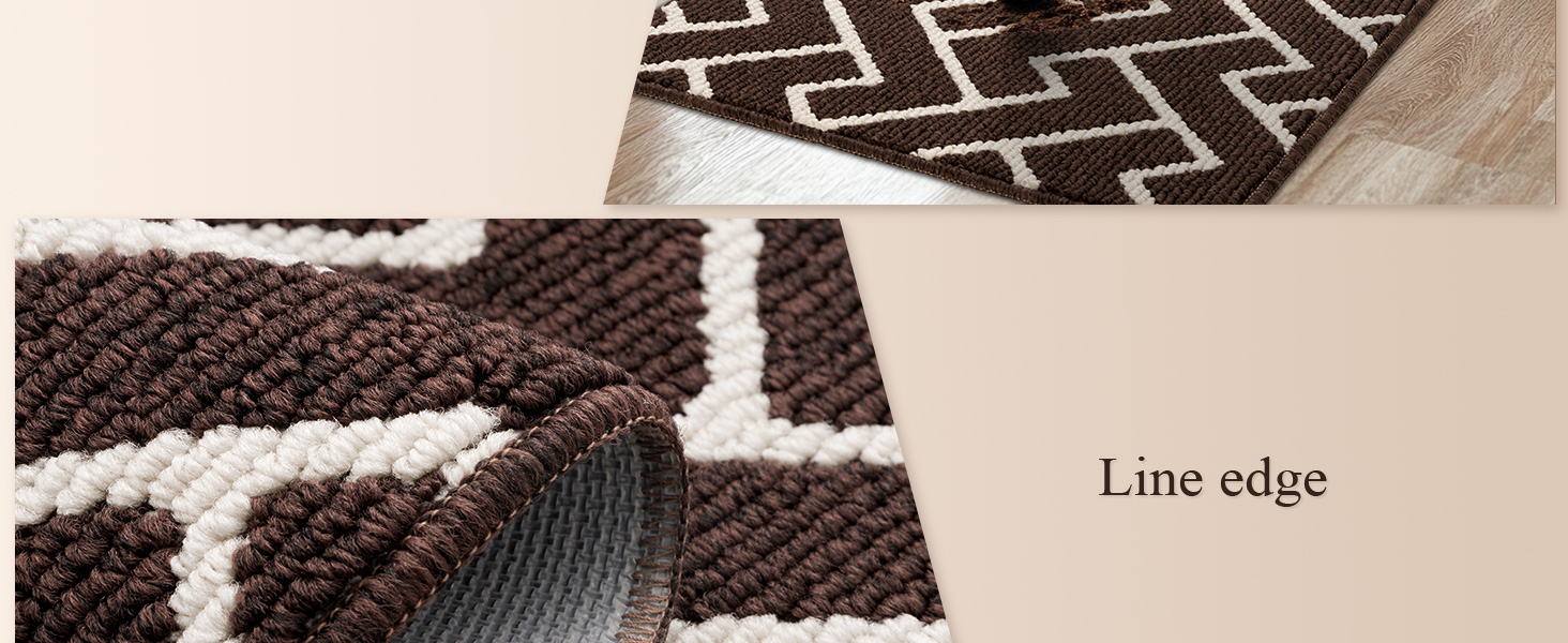 Килимок для дому Black 50x80 см, вологостійкий, антиковзаючий. Підходить для входу, коридору, саду, дому та тварин.