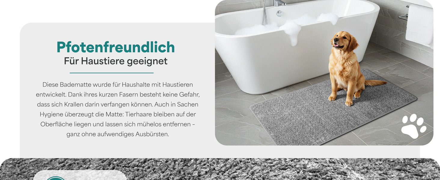 Гігієнічний килимок для ванної кімнати 90x60 см, протиковзкий та вологопоглинаючий дівір для душу, що швидко сохне, світло-сірий