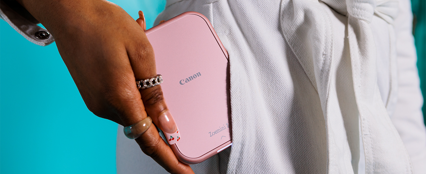 Canon Zoemini 2: Портативний фотодрук, Bluetooth 5.0, USB-C зарядка, Рожеве золото (Disney Limited Edition)