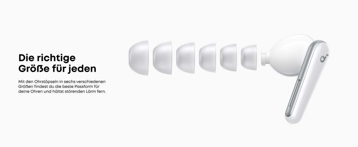 Soundcore Liberty 5 - бездротові навушники з активним шумозаглушенням (ANC), білі