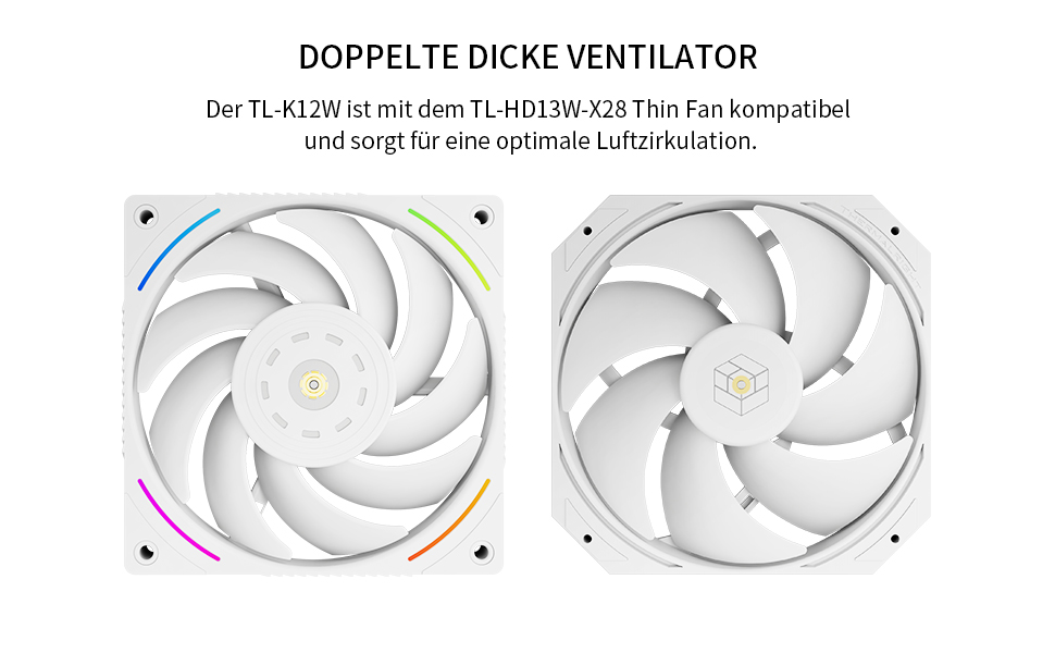 Кулер для процесора Thermalright Royal Pretor 130 Ultra White, двовежевий повітряний охолоджувач, 7 теплових трубок, білий, для AM4/AM5, Intel LGA1851/1700/115x/2011