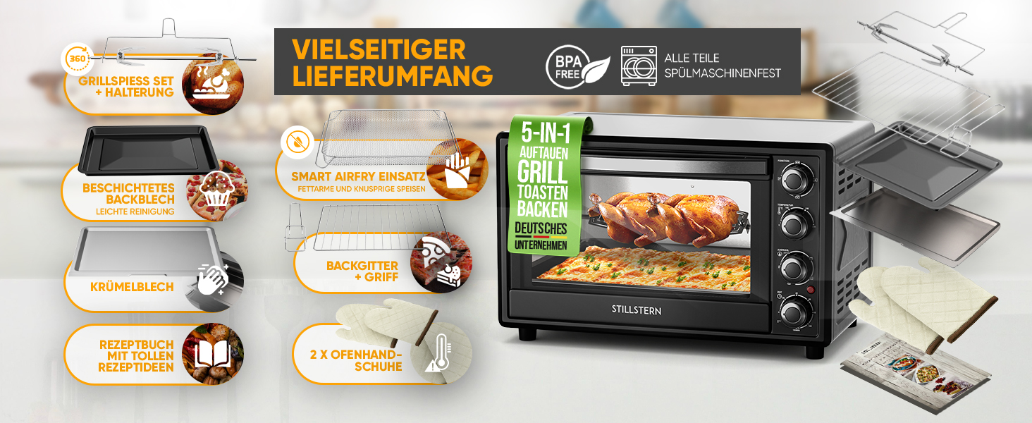 Stillstern Cyclone Pro+ 45L Convection Oven - NEW