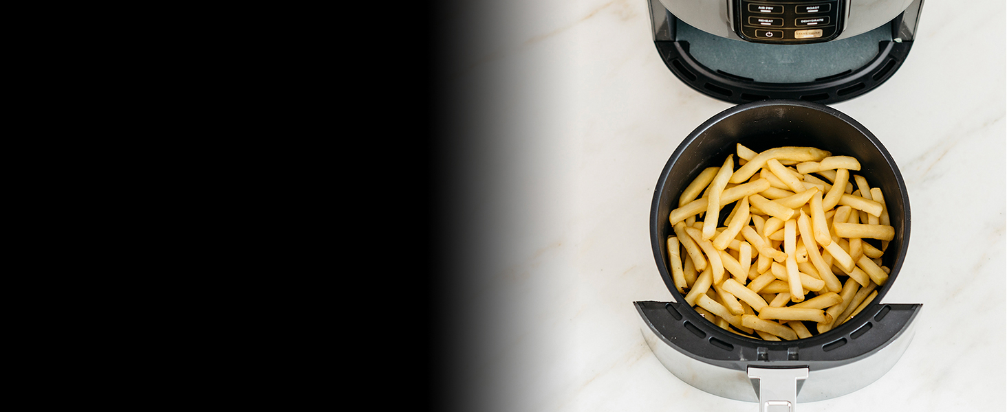 Фритюрниця повітряна Ninja 3.8L, 4-в-1, сіра та чорна, AF100EU