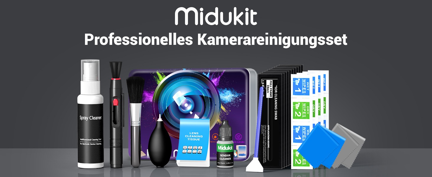 Набір для чищення камери: дзеркальна, Canon, Sony, Nikon, Pentax. Очищення об'єктива та сенсора