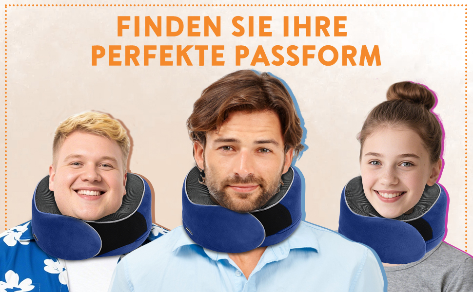 Подушка для шиї у літак, подушка для подорожей Memory Foam, подушка-вовчок для дорослих, ергономічна підтримка шиї з 3D-маскою для сну, навушниками, сумкою - ідеально для літака, авто, дому, офісу, блакитна подушка для сну