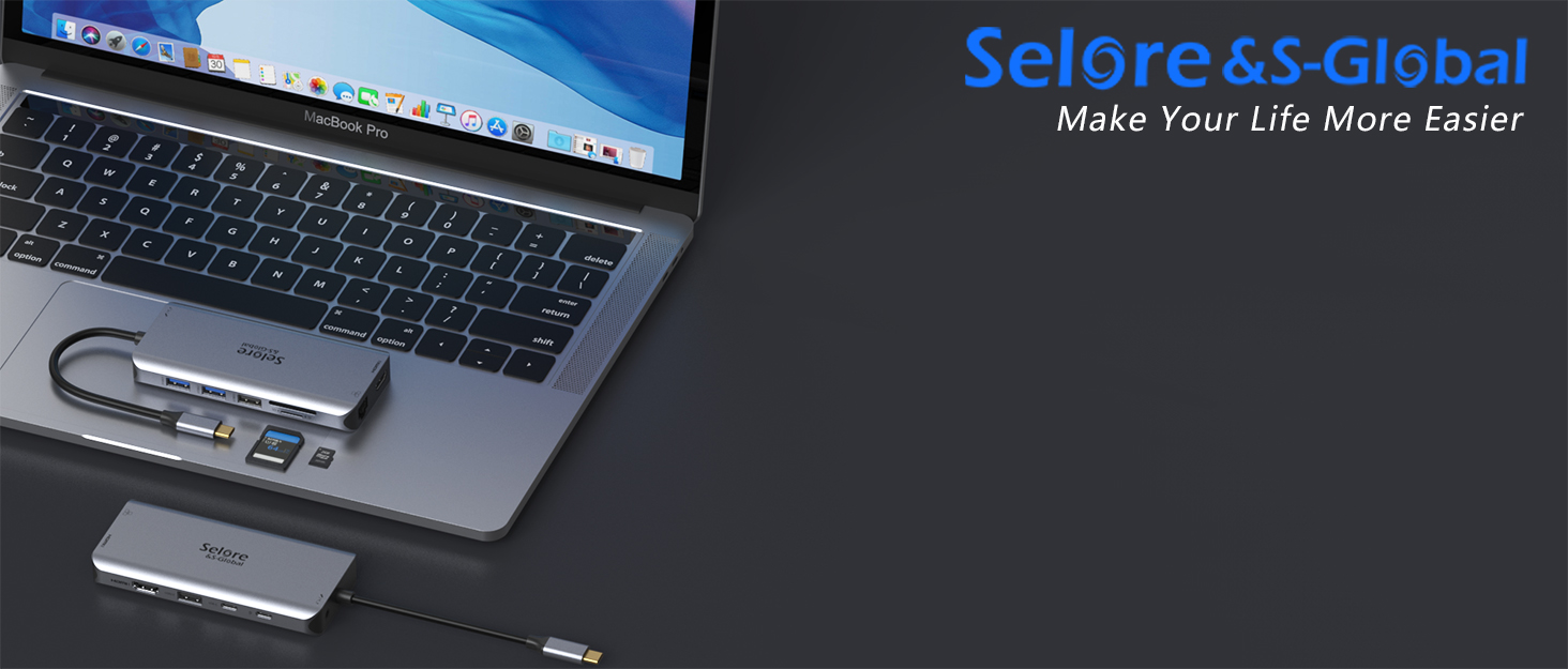 Док-станція USB-C для ноутбука з підтримкою 2 моніторів 4K, 13 в 1, з DisplayPort, HDMI, USB3.1, RJ45, 100W PD, кардридер, аудіо/мікрофон, для Dell HP (сірий)