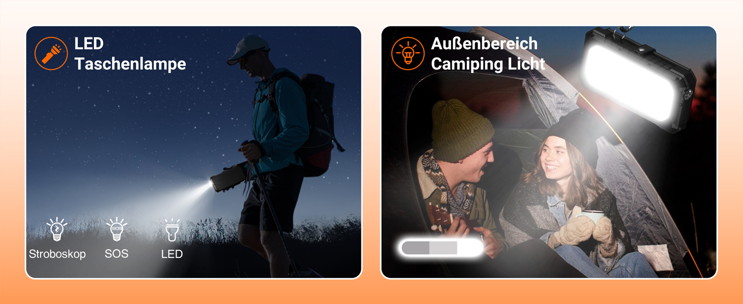 Powerbank BLAVOR 20000mAh з сонячною панеллю, USB-C PD 18W, для зарядки телефону та планшета, чорний