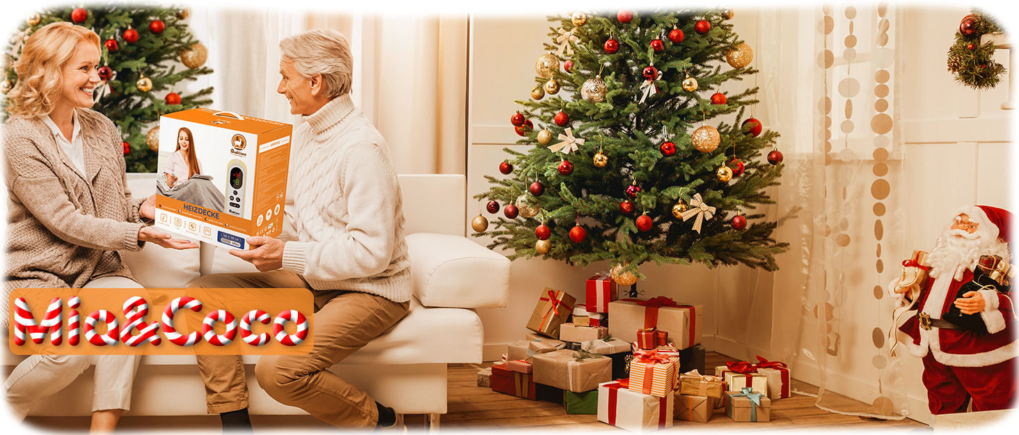 Електрична ковдра Mia&Coco з автовимкненням, 10 температурних режимів, таймер до 9 годин, захист від перегріву, фланель, 130x160 см, сіра