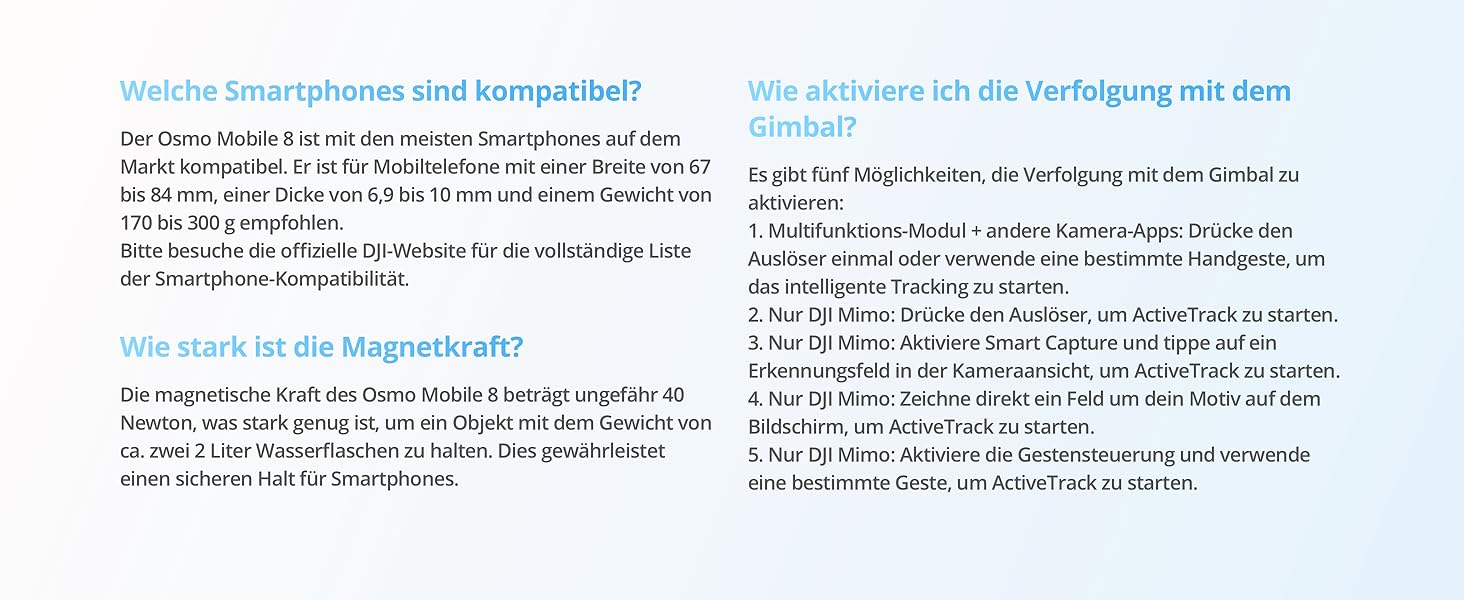 DJI Osmo Mobile 8 Kreativ Combo (Мікрофон DJI Mic Mini), Стабілізатор для смартфона, AI-трекінг, 360° обертання