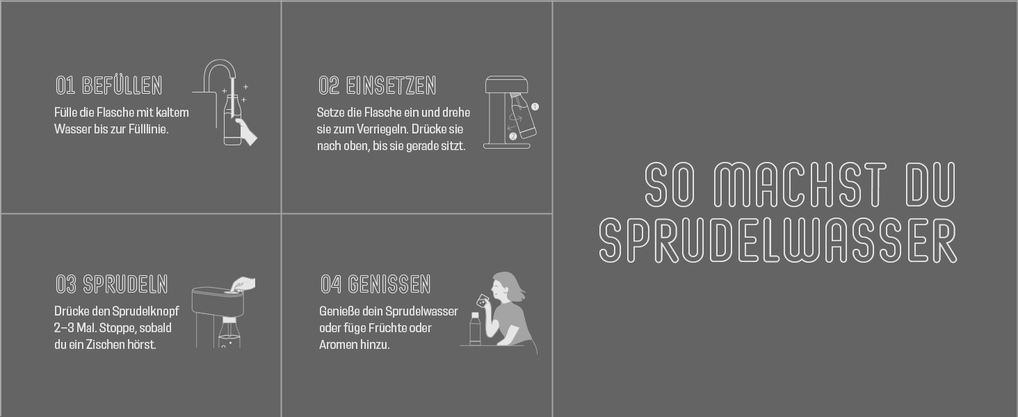 Mysoda Ruby 2 – карбонізатор для води з алюмінію (біло-срібний) + пляшка 1л