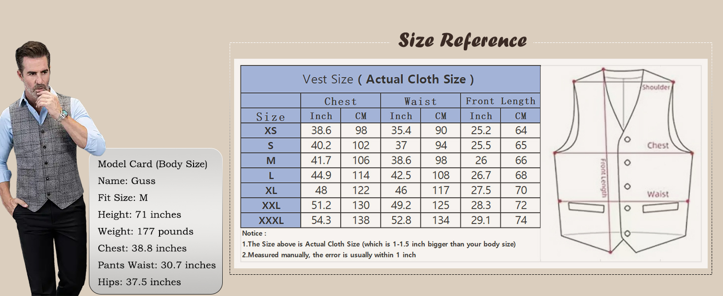 Оливковий костюм для чоловіків Olove-Uit: елегантний, в клітинку, з вовни та твіду, slim fit, для весілля (колір: коричневий, розмір: M)