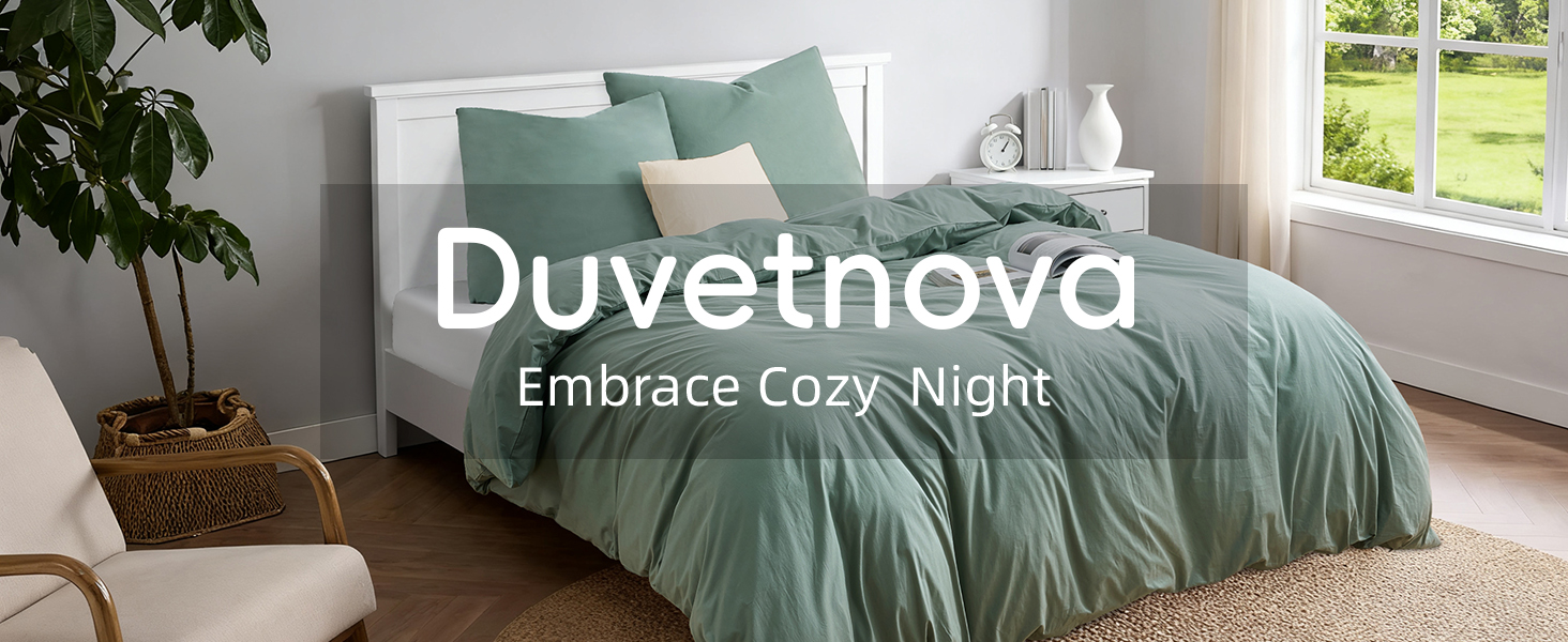 Комплект постільної білизни 135x200 зелений, бавовна, 4 частини (2 наволочки 80x80, 1 простирадло 135x200) з замком-блискавкою, сертифікат ÖKO-TEX