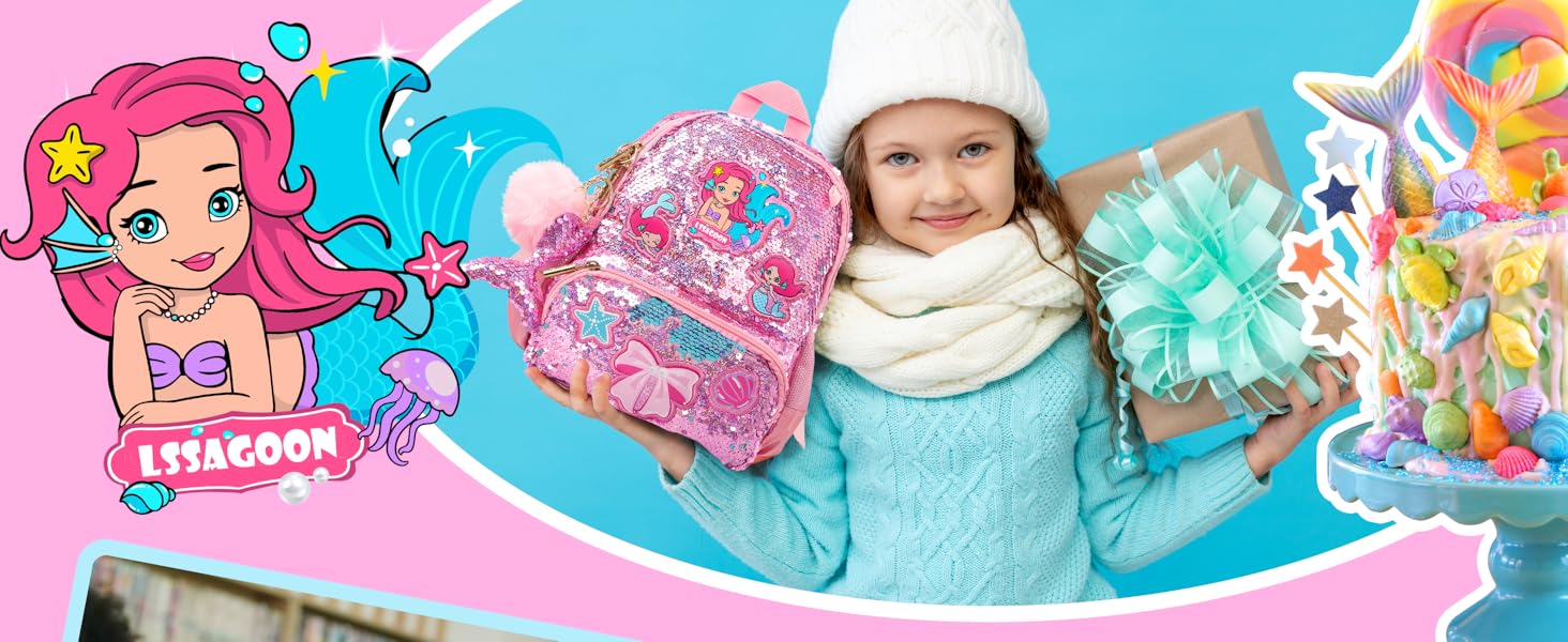 Рюкзак для дівчинки Єдиноріг, дитячий рюкзак з паєтками, персоналізований рюкзак Kawaii для школи/садочка, подарунок на день народження/Новий рік (рожевий, 38 см)