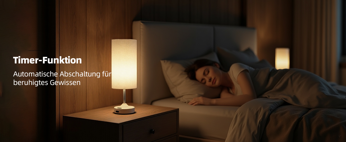 Нічна лампа EZVALO з сенсорним димером, LED акумуляторна настільна лампа 4000mAh, USB-C, тепле світло 2700K для спальні та вітальні (дерев'яний колір)