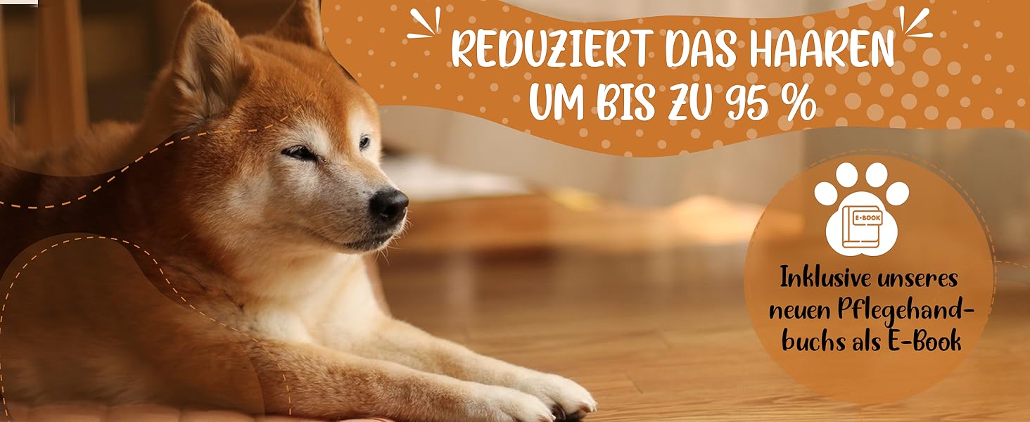 Щітка для підшерстка собак та котів TESTURTEIL, бамбук 2в1, M-L | Видаляє підшерсток та ковтуни