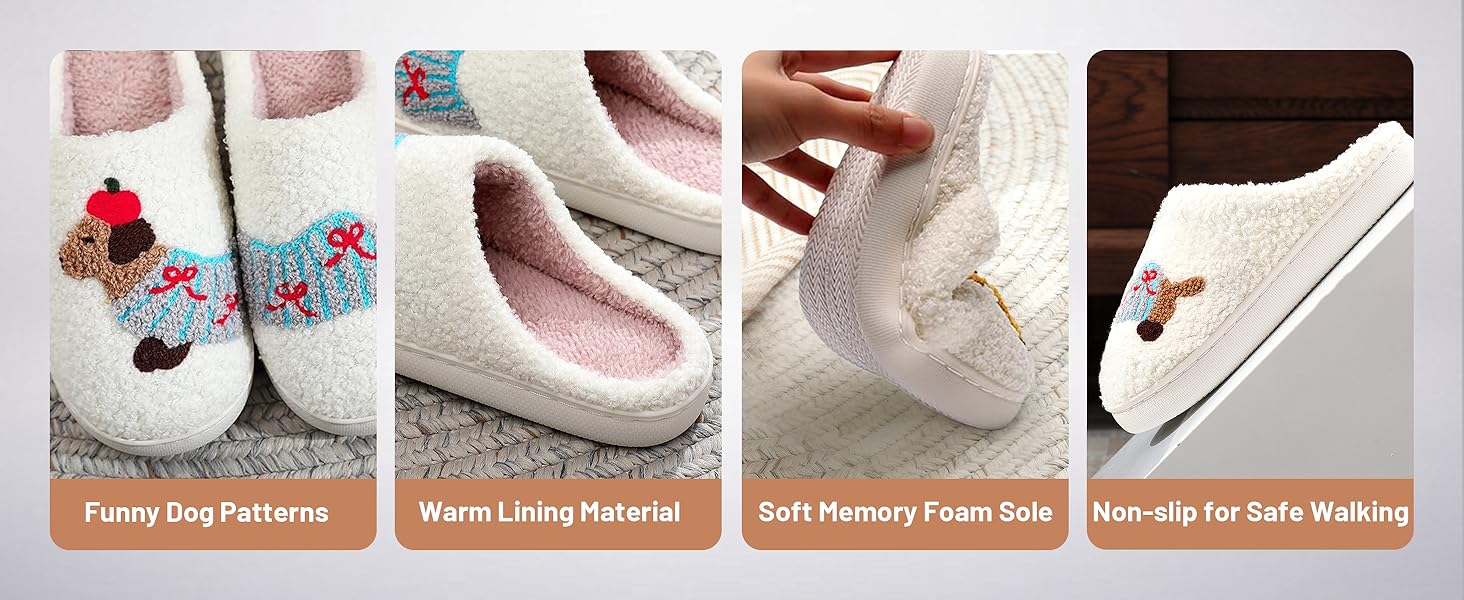 Теплі домашні тапочки з меморі-піною та набором милих шкарпеток з коргі для жінок, антиковзкі, для дому та сну (38–43)