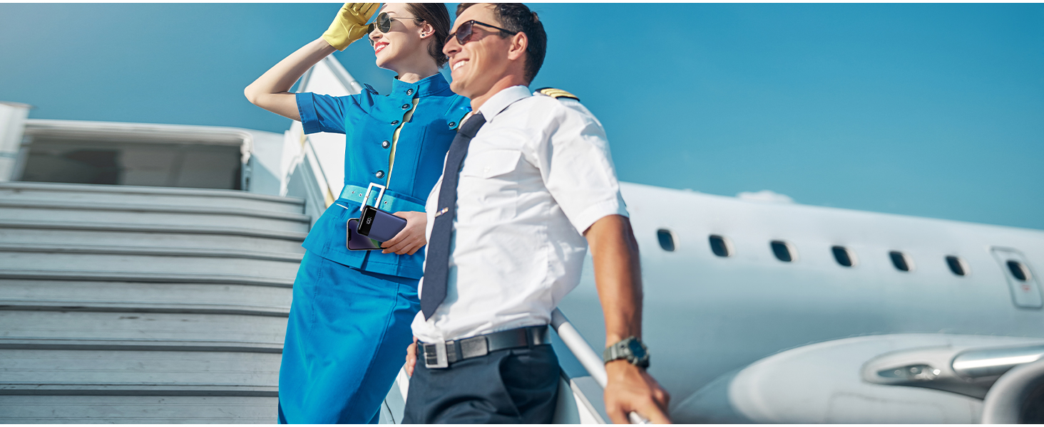 Power Bank Charmast 20000mAh з LED-дисплеєм та 4 кабелями, 22.5W, USB C PD3.0 QC4.0, 6 виходів, сумісний з iPhone та Samsung