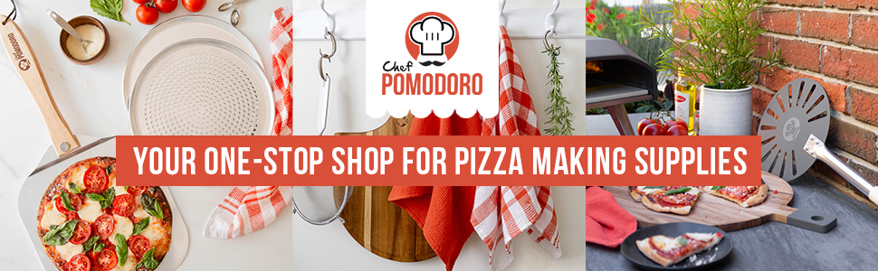 Набір для піци Chef Pomodoro: лопатка 30x36 см і ніж 36 см, преміум якість, кухонні інструменти для дому та професіоналів