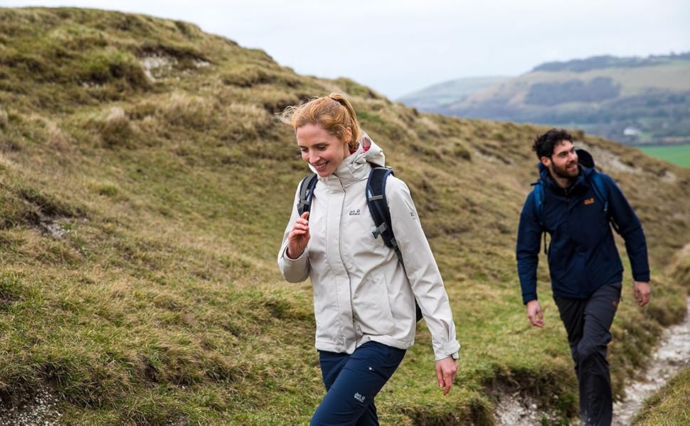 Жилет Jack Wolfskin W VEST для жінок, вітронепроникний, степ, колір Night Blue, розмір M