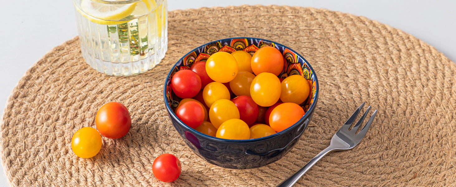 Набір керамічних мисок Vancasso SIMI (6 шт.) - миски для супу, салату, пасти, 360 мл