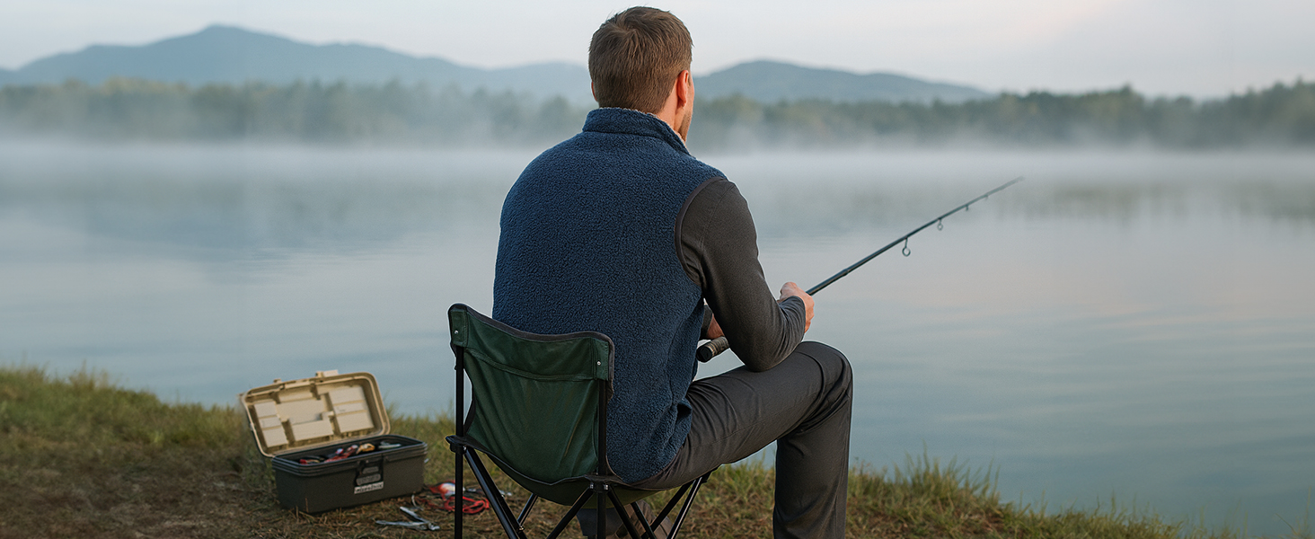 LABCOOL Тепла жилетка з підігрівом - чоловіча та жіноча жилетка з флісу - USB-підігрів з акумулятором 10000mAh - 6 зон підігріву з 3 рівнями температури - можна прати в пральній машині, розмір M, синій
