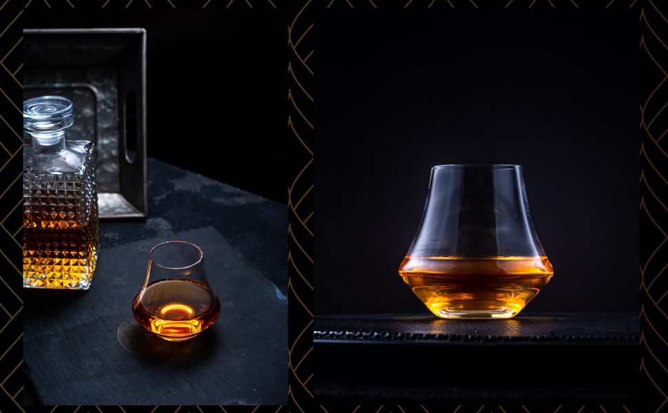 Набір для віскі: 6 гранітних каменів, келих для дегустації, дерев'яна дошка, подарункова коробка Rocks