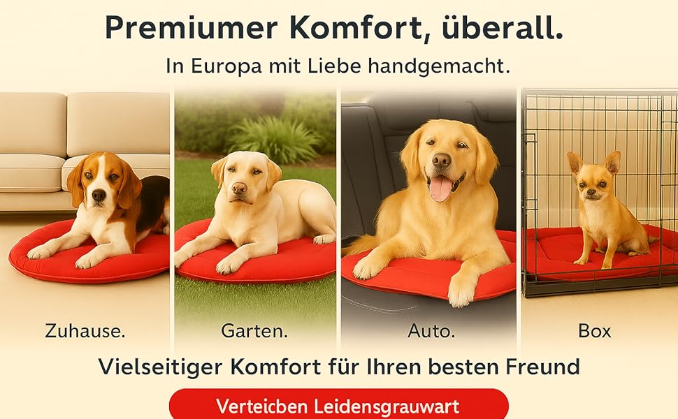 Подушка для собак та котів, овальна, велика, 77 x 54 см, Firenze, блакитна