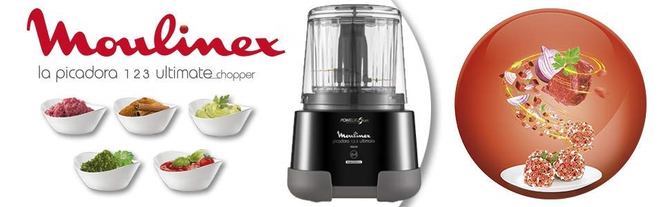 Moulineux електричний подрібнювач чорного кольору