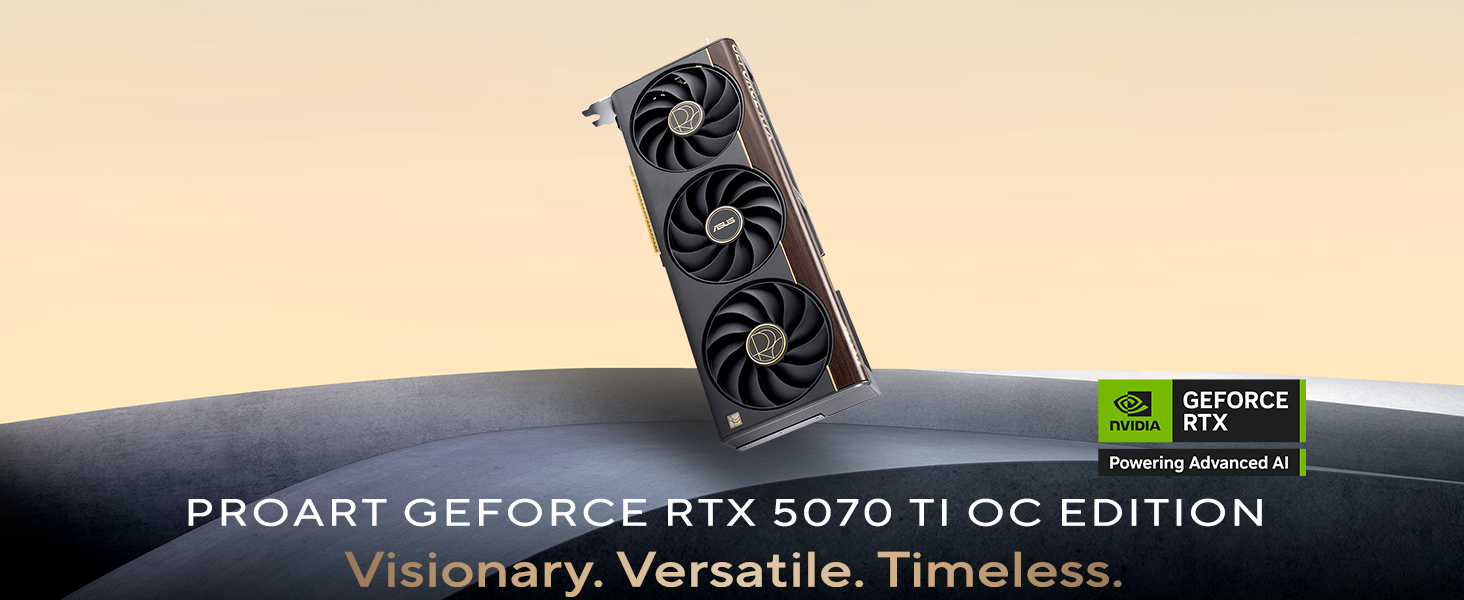 Відеокарта ASUS Prime GeForce RTX 5070 Ti ProArt OC Edition 12GB GDDR7, чорна