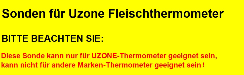 Бездротовий цифровий Bluetooth термометр для м'яса Uzone з 4 зондами, термометр для гриля, духовки та барбекю, з APP-керуванням та LCD підсвіткою, радіус дії 100 м