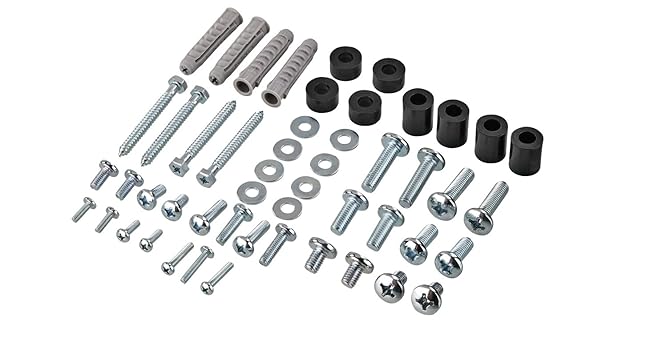 Hama TV Wall Mount Bracket - 37-90 inch TVs, up to 220lbs, VESA 800x400, Fixed Wall Mount with Minimal Wall Clearance, Includes Fischer Anchors & Installation Guide