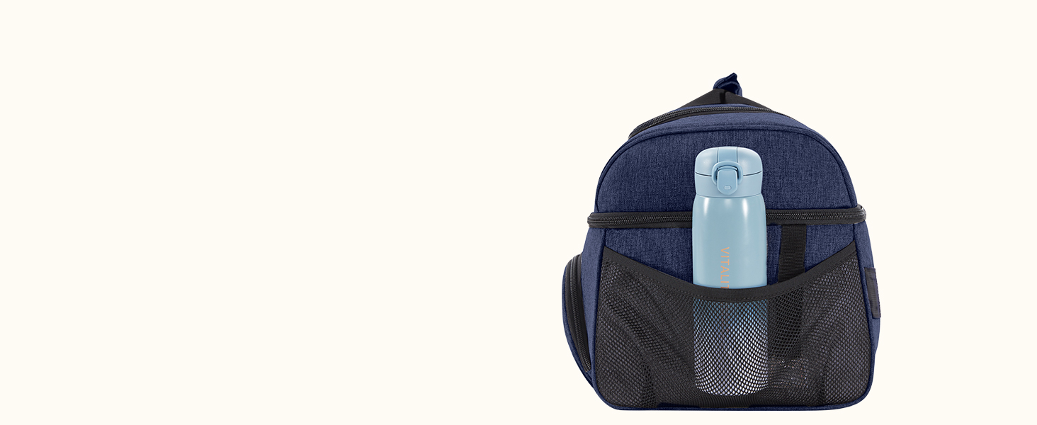 Термосумка LifeWit 30L для пікніка, пляжу, роботи та подорожей (темно-синій)