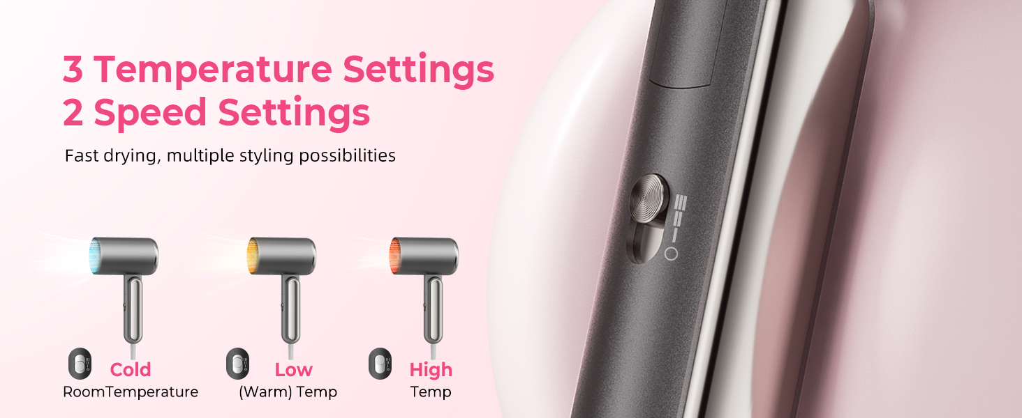 Набір для укладки волосся 6 в 1 Atopskins: фен-щітка, плойка, іонізація, 1000W (сірий)