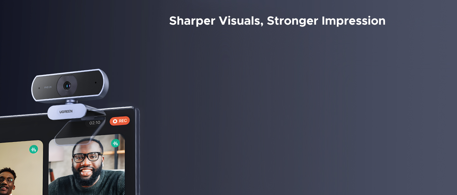 Мікрофон UGREEN для геймінгу та стрімінгу з RGB підсвічуванням USB, 24bit/96kHz, для ПК, PS5/PS4, запису, ноутбука