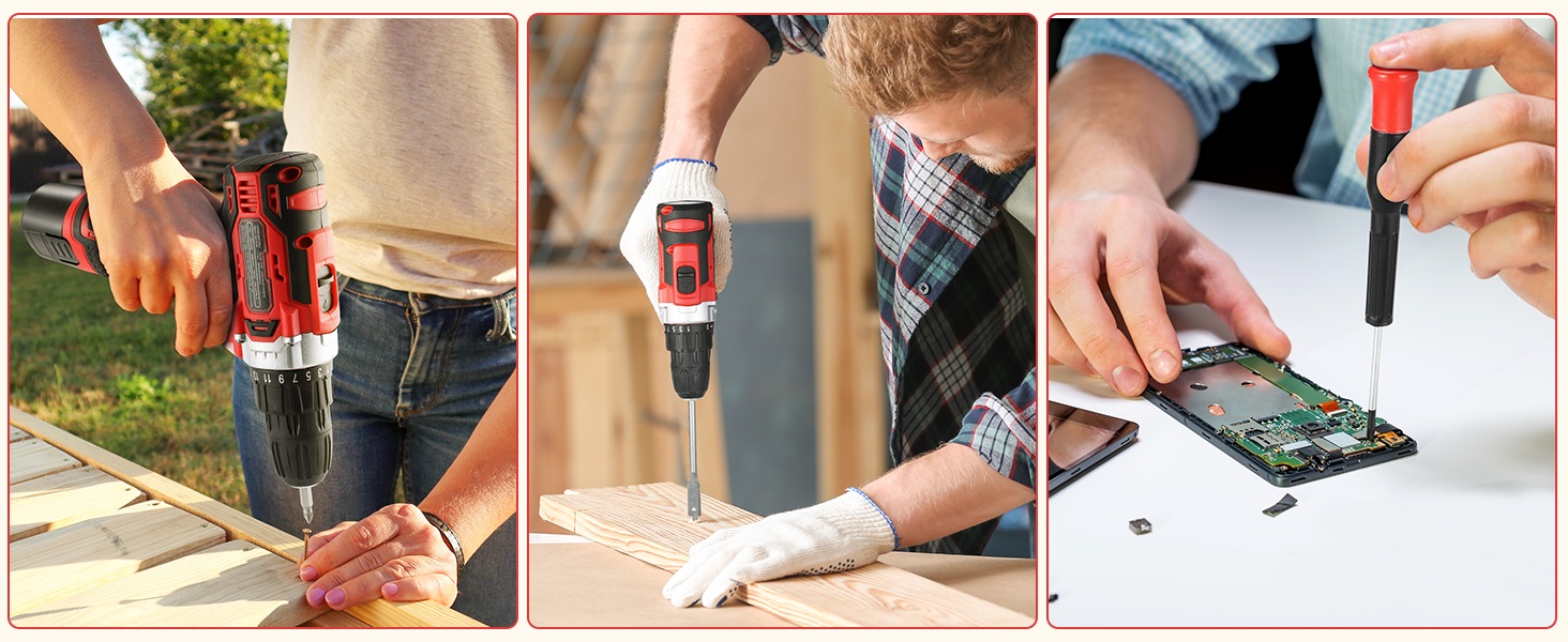 Набір інструментів TLGREEN 138 шт. з акумуляторною дриль-шуруповертом 12V для ремонту та DIY, електроінструмент